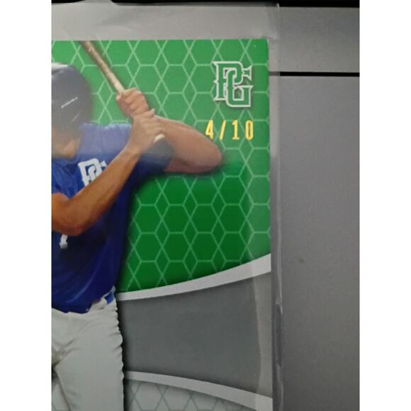 James Hankerson 2022 Leaf Perfect Game National Shoecase Green Auto SSP 4/10 - Picture 2 of 5